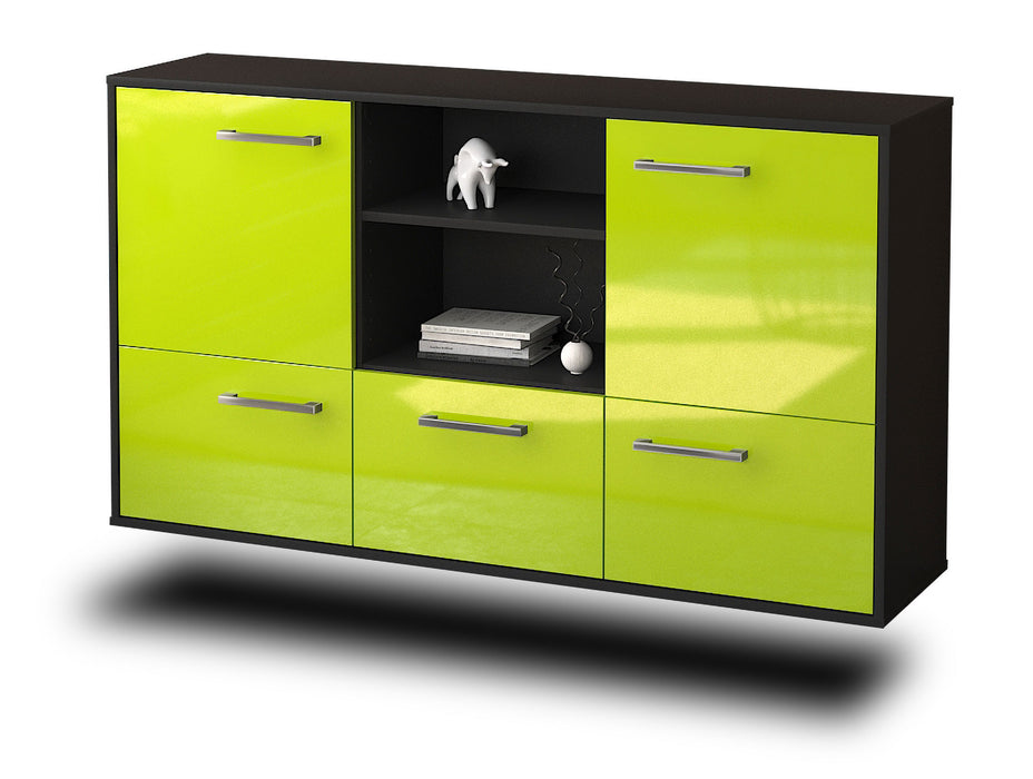 Sideboard Grand Prairie, Gruen Seite (136x79x35cm) - Dekati GmbH