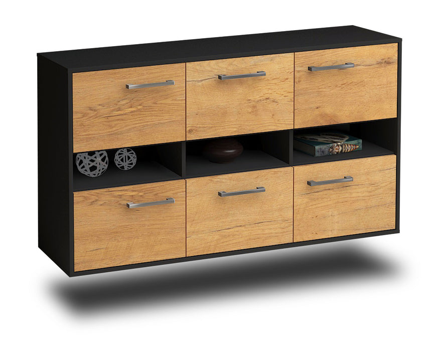 Sideboard Rockford, Eiche Seite (136x79x35cm) - Dekati GmbH