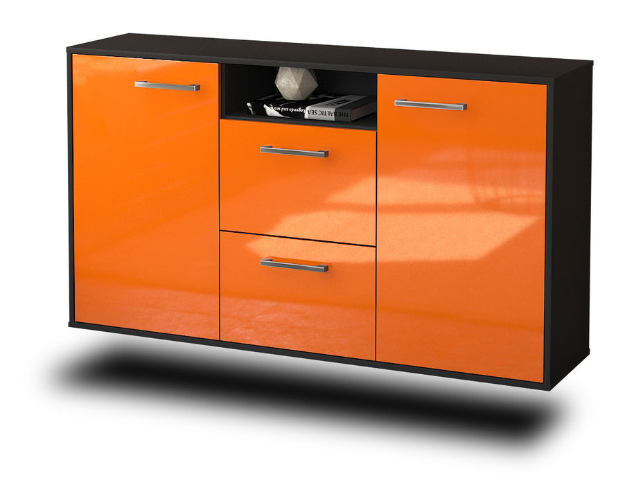 Sideboard Dayton, Orange Seite (136x79x35cm) - Dekati GmbH