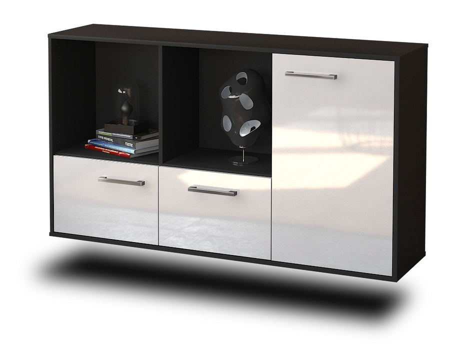 Sideboard Springfield, Weiß Seite (136x79x35cm) - Dekati GmbH