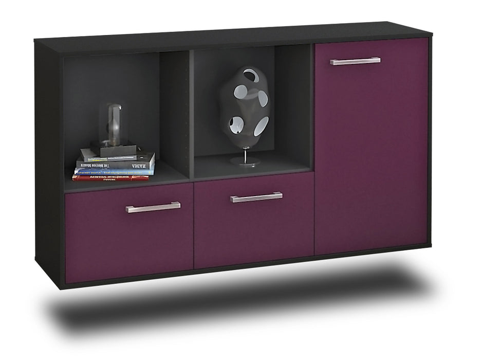 Sideboard Springfield, Lila Seite (136x79x35cm) - Dekati GmbH