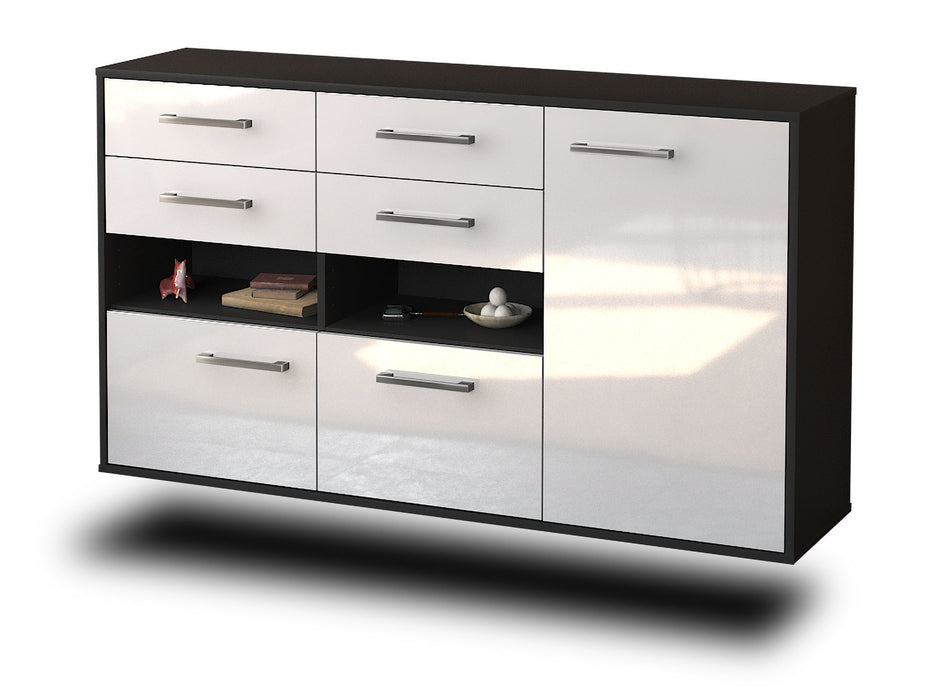 Sideboard Santa Rosa, Weiß Seite (136x79x35cm) - Dekati GmbH