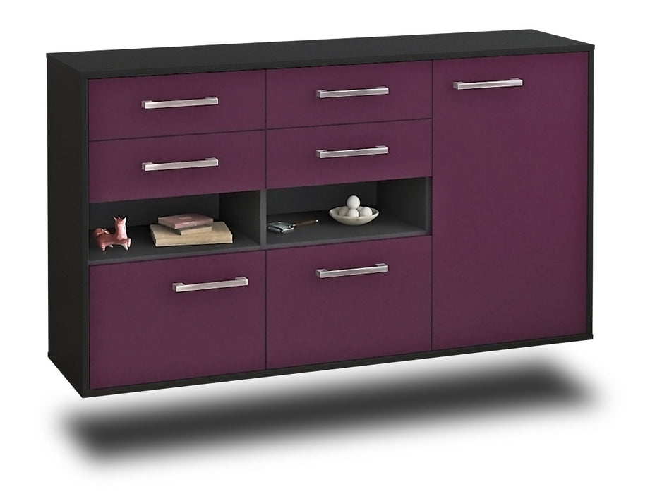 Sideboard Santa Rosa, Lila Seite (136x79x35cm) - Dekati GmbH