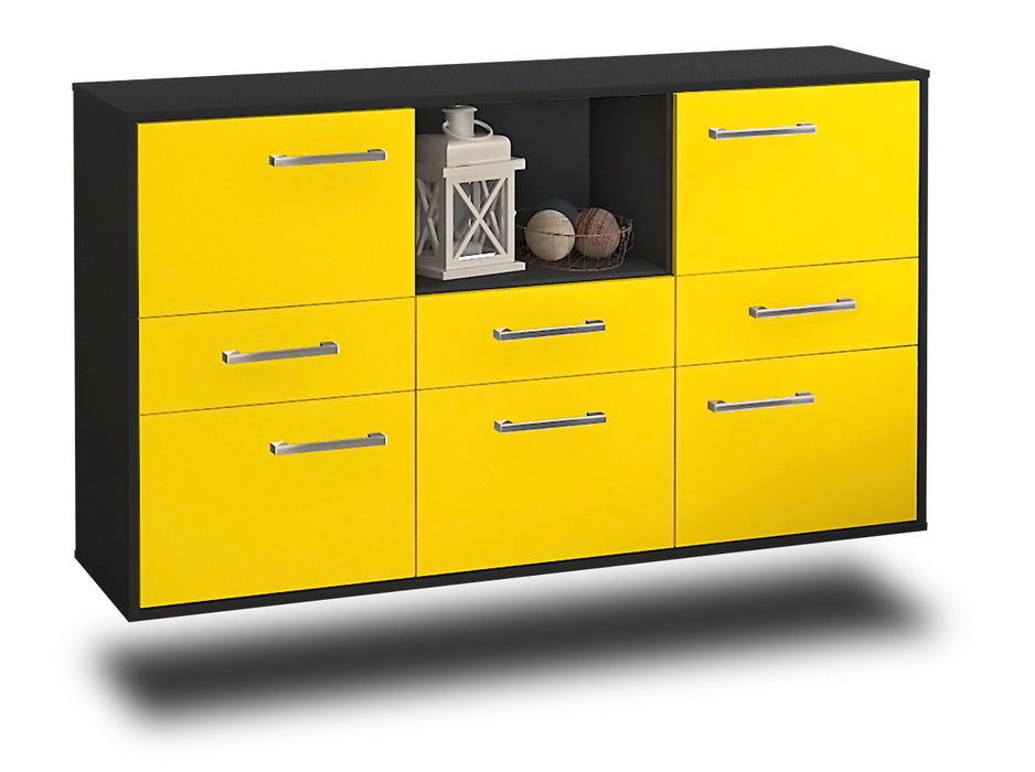 Sideboard Pomona, Gelb Seite (136x79x35cm) - Dekati GmbH