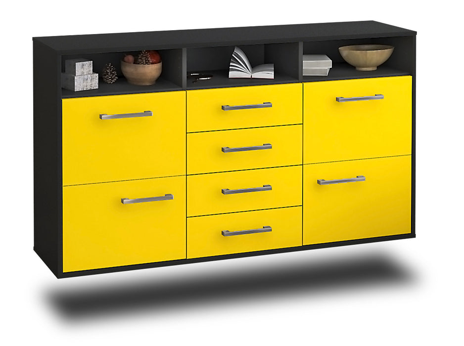 Sideboard Salem, Gelb Seite (136x79x35cm) - Dekati GmbH