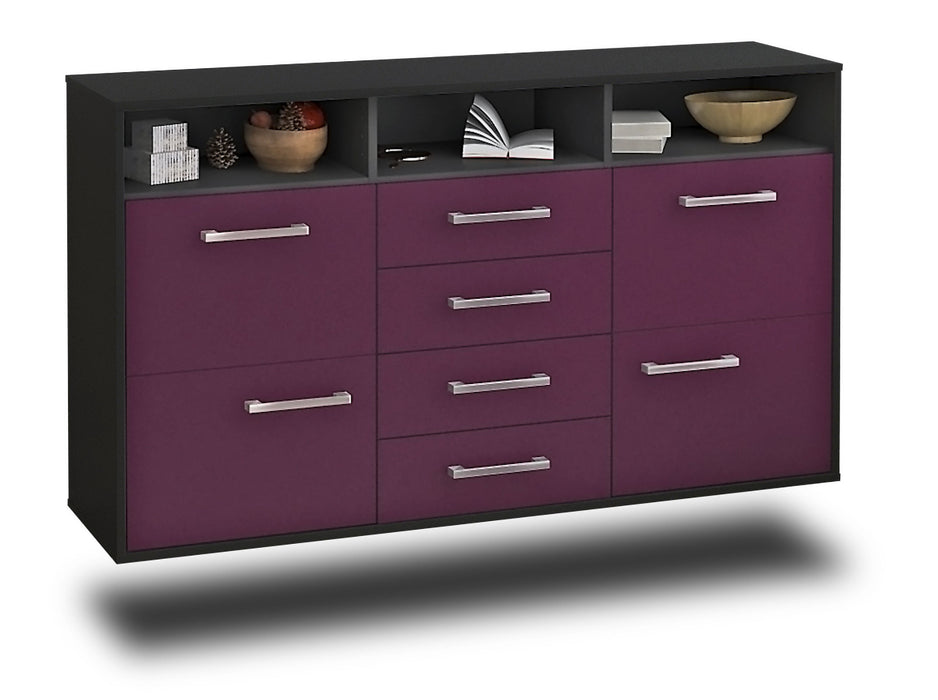 Sideboard Salem, Lila Seite (136x79x35cm) - Dekati GmbH