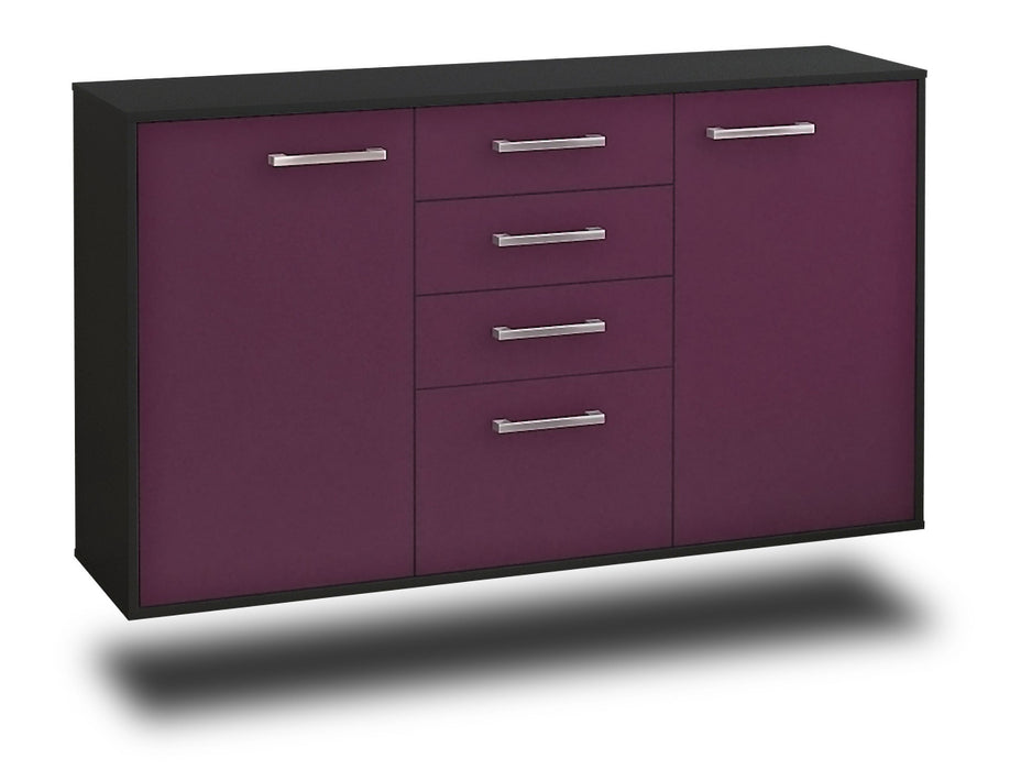 Sideboard Sioux Falls, Lila Seite (136x79x35cm) - Dekati GmbH