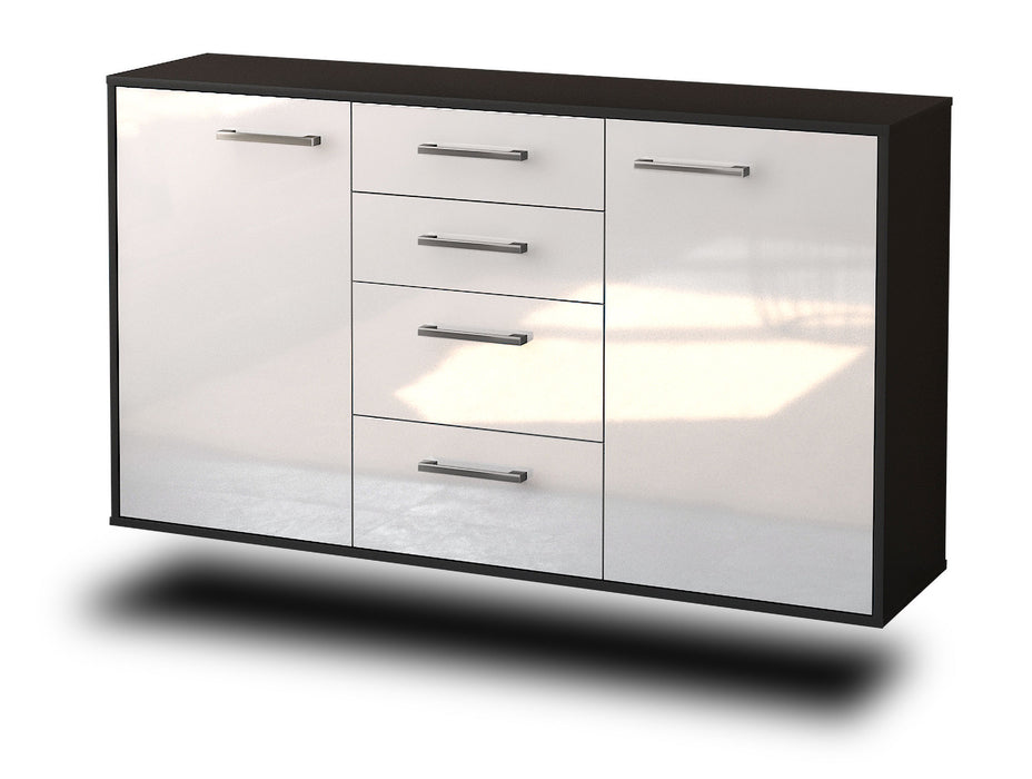 Sideboard Corona, Weiß Seite (136x79x35cm) - Dekati GmbH