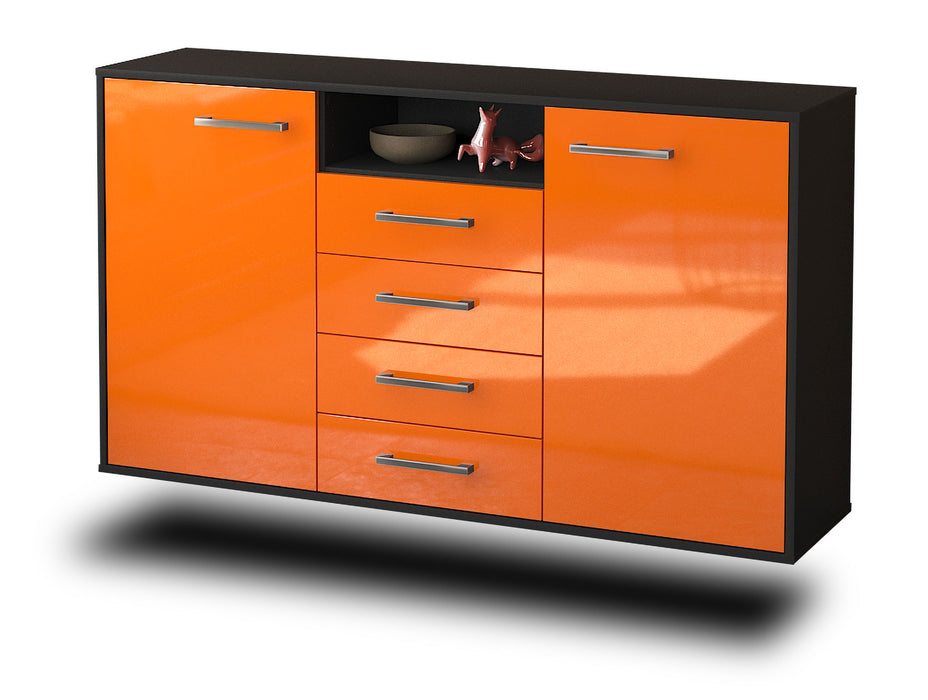 Sideboard Eugene, Orange Seite (136x79x35cm) - Dekati GmbH