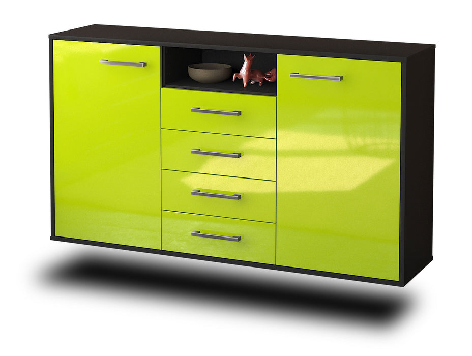 Sideboard Eugene, Gruen Seite (136x79x35cm) - Dekati GmbH