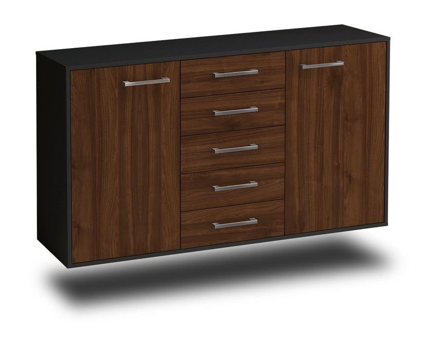 Sideboard Pembroke Pines, Walnuss Seite (136x79x35cm) - Dekati GmbH