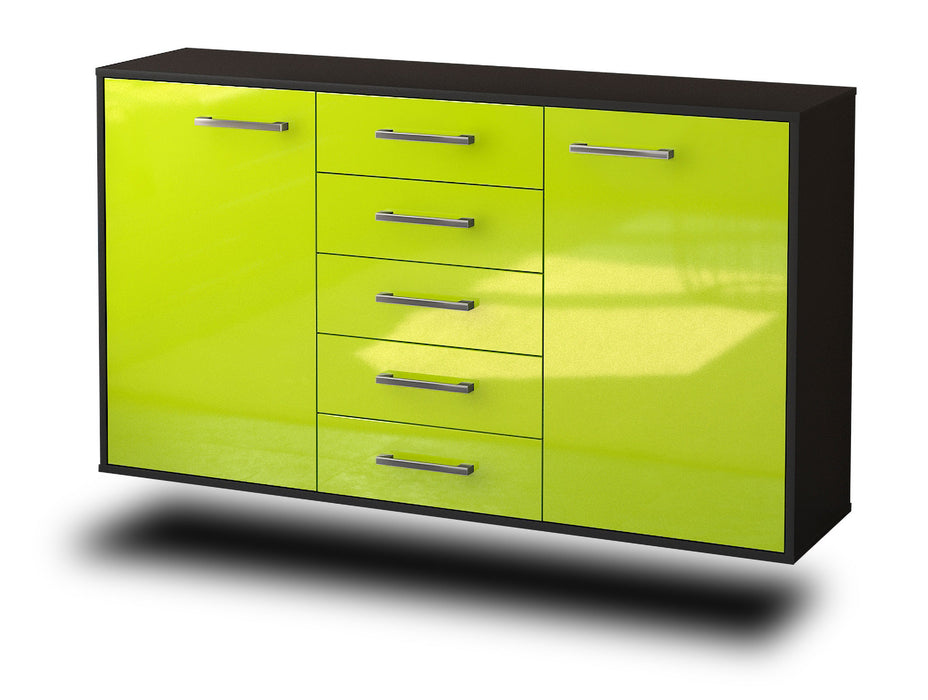 Sideboard Pembroke Pines, Gruen Seite (136x79x35cm) - Dekati GmbH