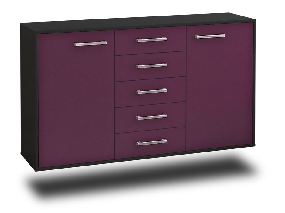 Sideboard Pembroke Pines, Lila Seite (136x79x35cm) - Dekati GmbH