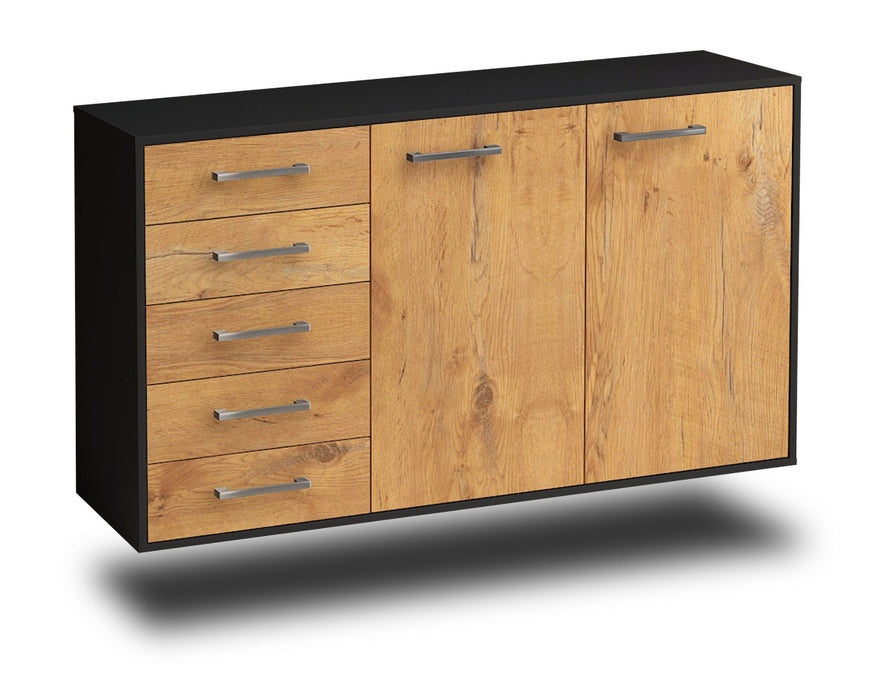 Sideboard Peoria, Eiche Seite (136x79x35cm) - Dekati GmbH