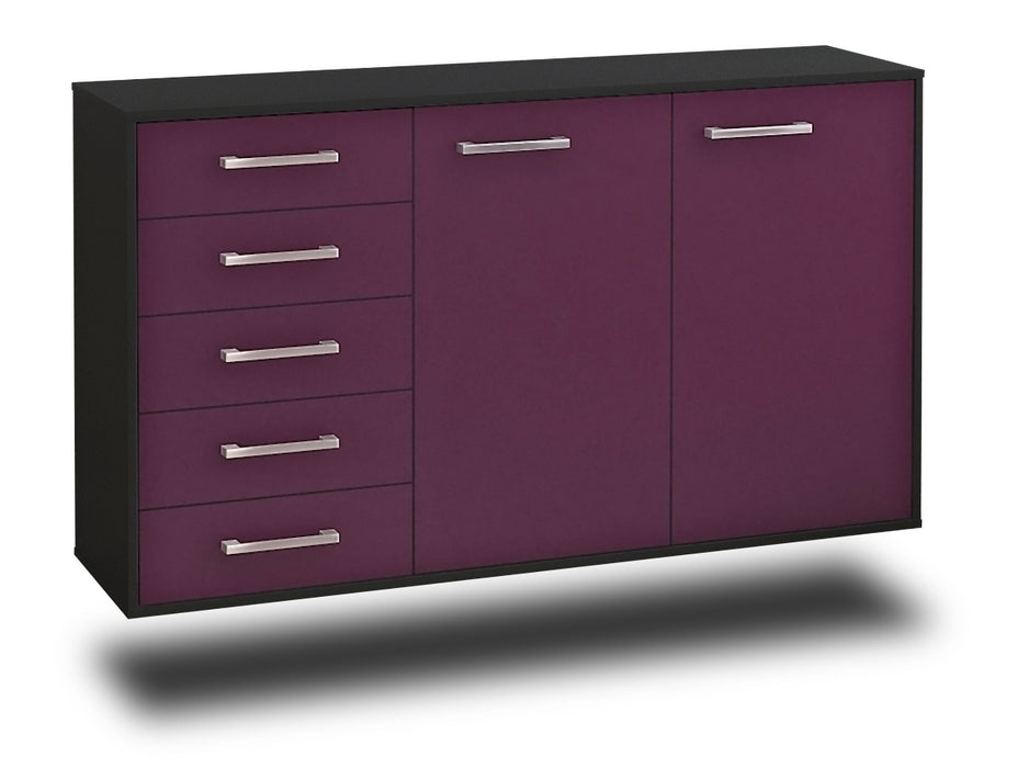 Sideboard Peoria, Lila Seite (136x79x35cm) - Dekati GmbH