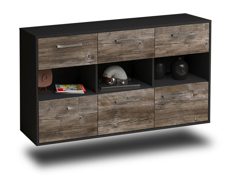 Sideboard Paterson, Treibholz Seite (136x79x35cm) - Dekati GmbH