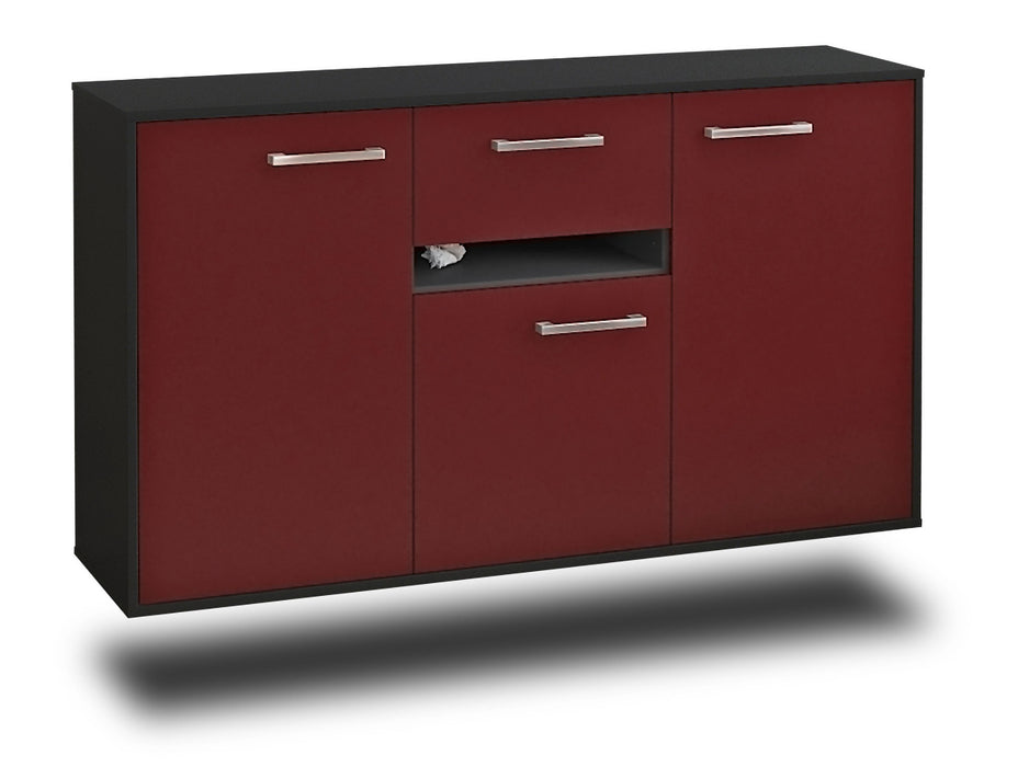 Sideboard Hampton, Bordeaux Seite (136x79x35cm) - Dekati GmbH