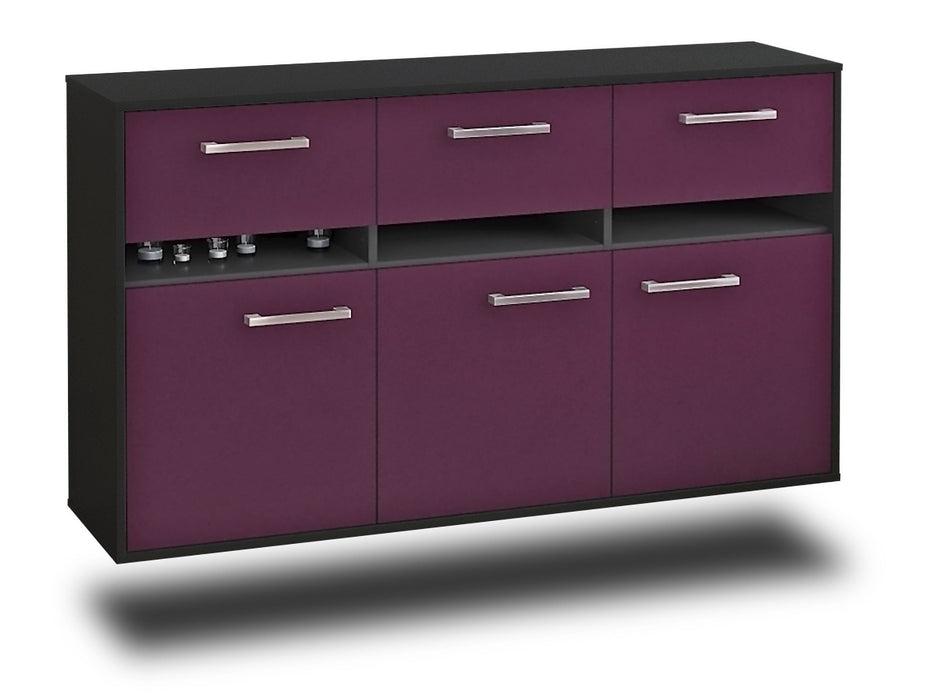 Sideboard Joliet, Lila Seite (136x79x35cm) - Dekati GmbH