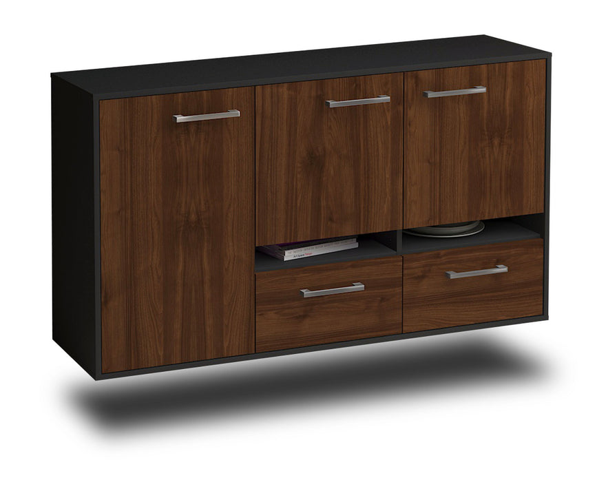 Sideboard Lancaster, Walnuss Seite (136x79x35cm) - Dekati GmbH