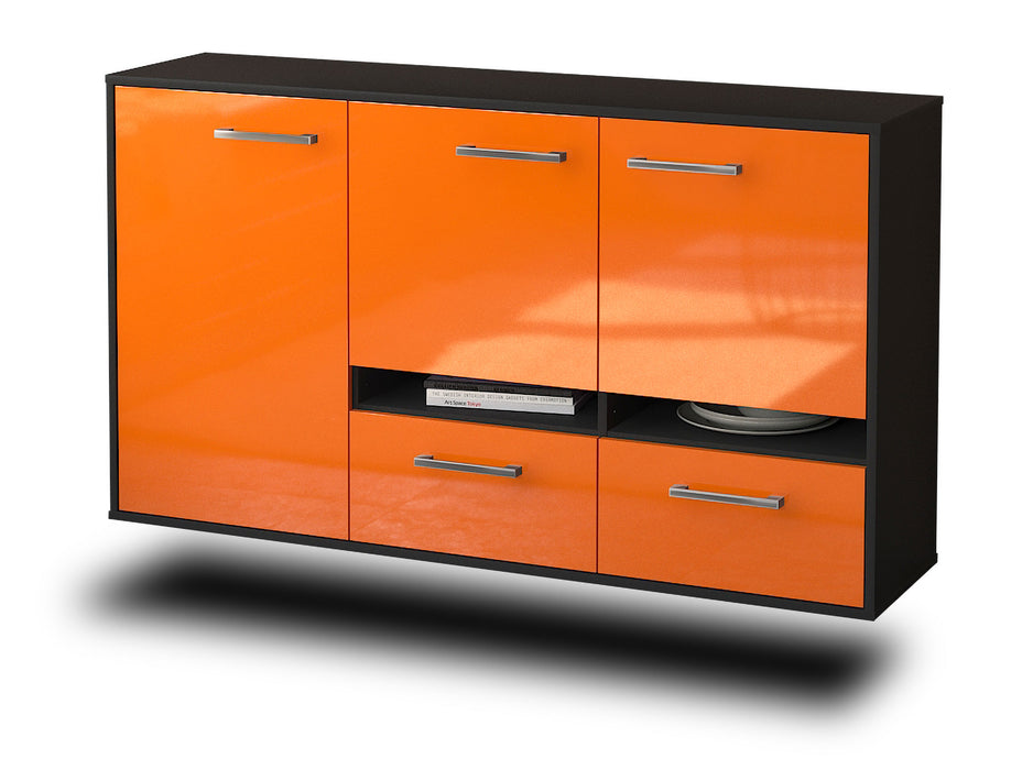 Sideboard Lancaster, Orange Seite (136x79x35cm) - Dekati GmbH