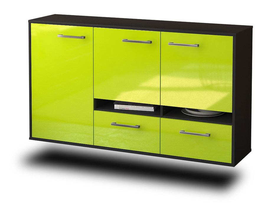 Sideboard Lancaster, Gruen Seite (136x79x35cm) - Dekati GmbH