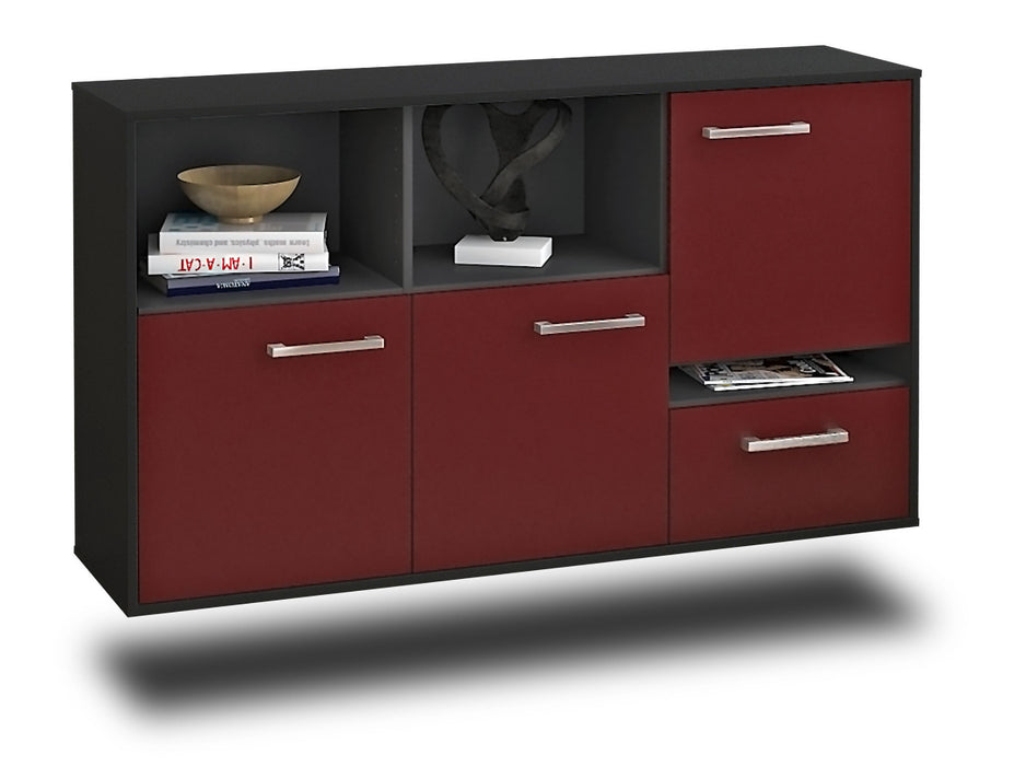 Sideboard Salinas, Bordeaux Seite (136x79x35cm) - Dekati GmbH