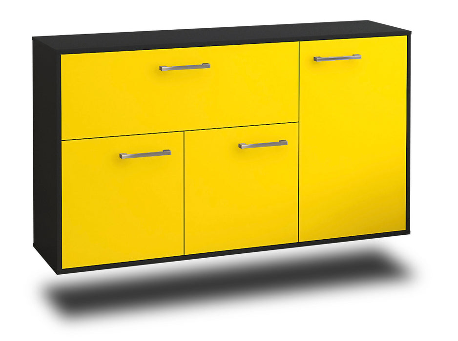 Sideboard Naperville, Gelb Seite (136x79x35cm) - Dekati GmbH