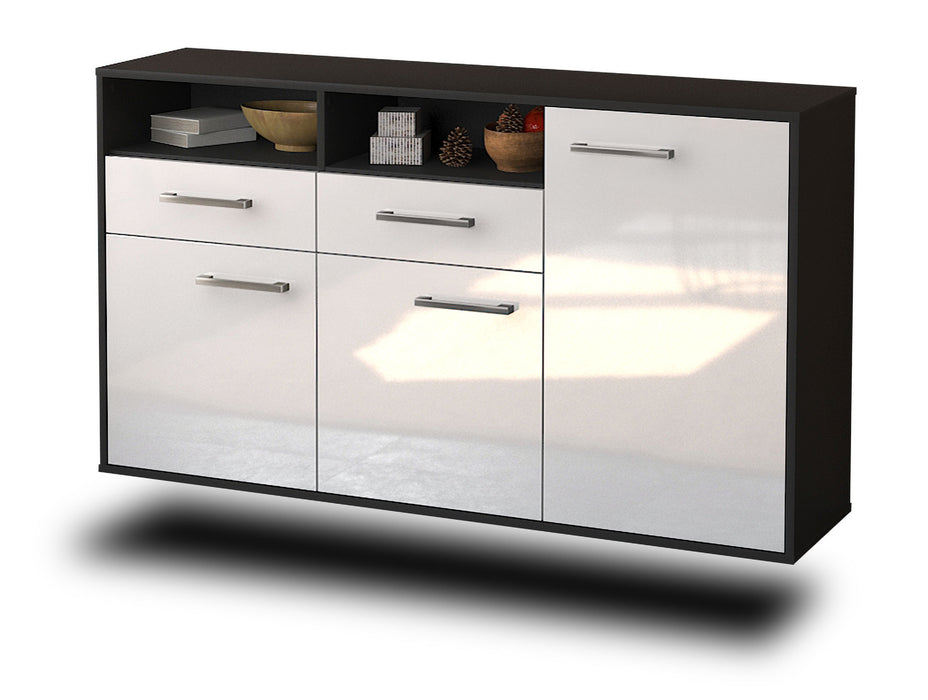 Sideboard Hollywood, Weiß Seite (136x79x35cm) - Dekati GmbH