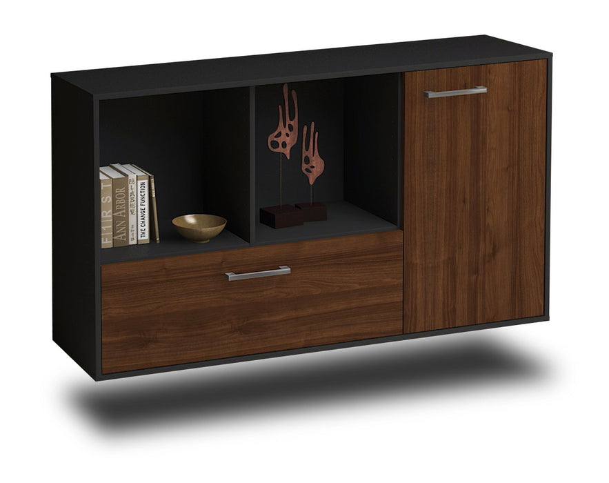 Sideboard Palmdale, Walnuss Seite (136x79x35cm) - Dekati GmbH