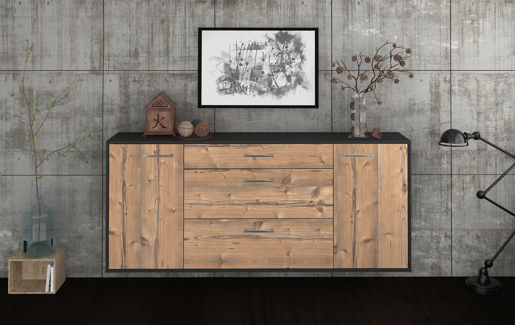 Sideboard Syracuse, Pinie Studio (180x79x35cm) - Dekati GmbH