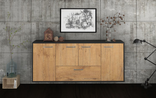 Sideboard Escondido, Eiche Studio (180x79x35cm) - Dekati GmbH