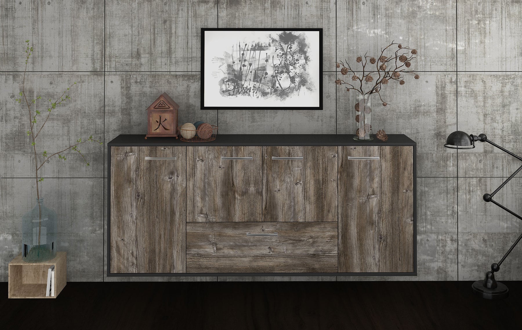 Sideboard Escondido, Treibholz Studio (180x79x35cm) - Dekati GmbH