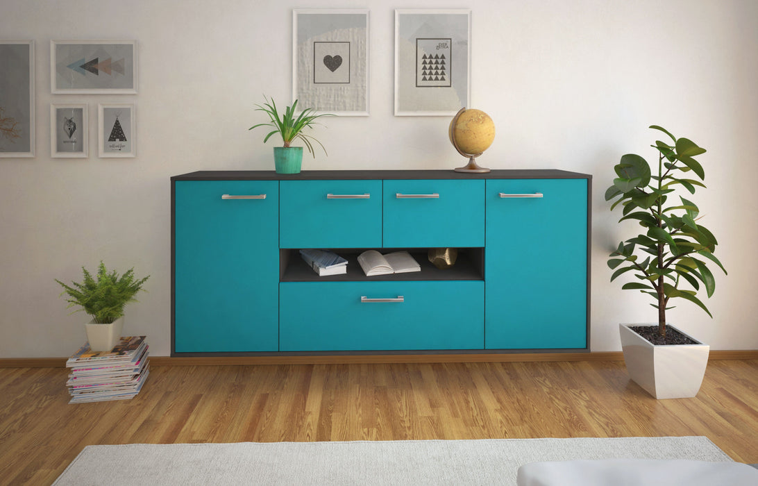 Sideboard Warren, Tuerkis Studio (180x79x35cm) - Dekati GmbH