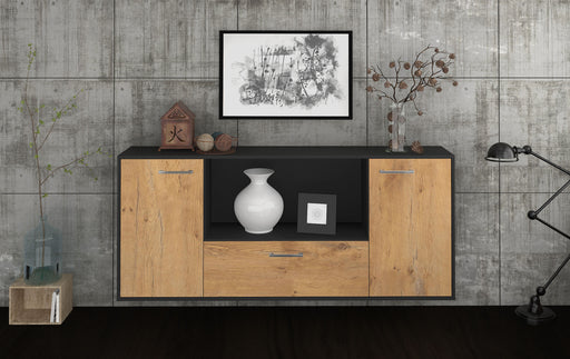 Sideboard Fort Collins, Eiche Studio (180x79x35cm) - Dekati GmbH