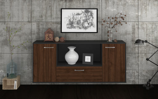 Sideboard Fort Collins, Walnuss Studio (180x79x35cm) - Dekati GmbH