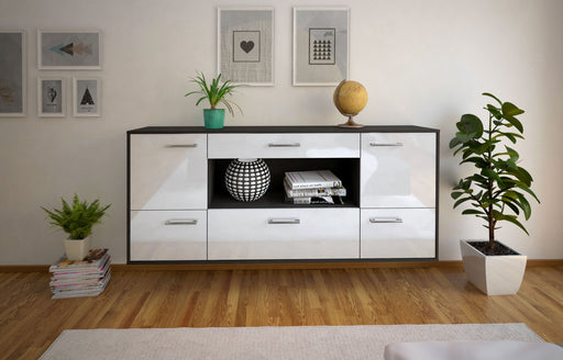 Sideboard East Los Angeles, Weiß Studio (180x79x35cm) - Dekati GmbH