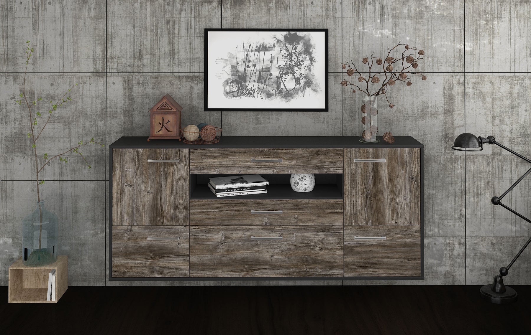 Sideboard Savannah, Treibholz Studio (180x79x35cm) - Dekati GmbH