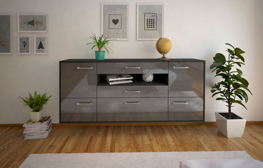 Sideboard Savannah, Grau Studio (180x79x35cm) - Dekati GmbH