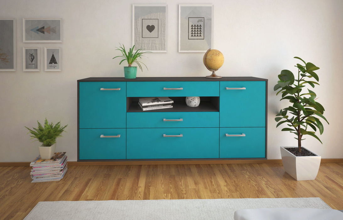 Sideboard Savannah, Tuerkis Studio (180x79x35cm) - Dekati GmbH