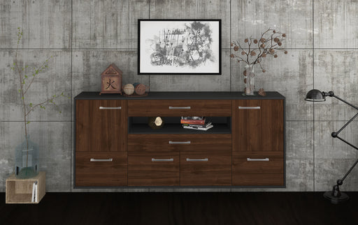 Sideboard McAllen, Walnuss Studio (180x79x35cm) - Dekati GmbH