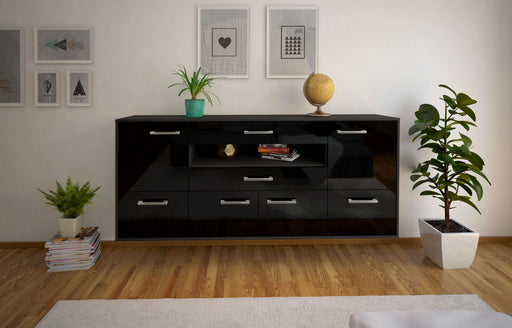 Sideboard McAllen, Schwarz Studio (180x79x35cm) - Dekati GmbH