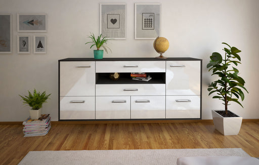 Sideboard McAllen, Weiß Studio (180x79x35cm) - Dekati GmbH