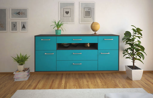 Sideboard Elizabeth, Tuerkis Studio (180x79x35cm) - Dekati GmbH