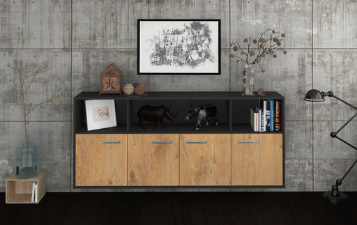 Sideboard Columbia, Eiche Studio (180x79x35cm) - Dekati GmbH