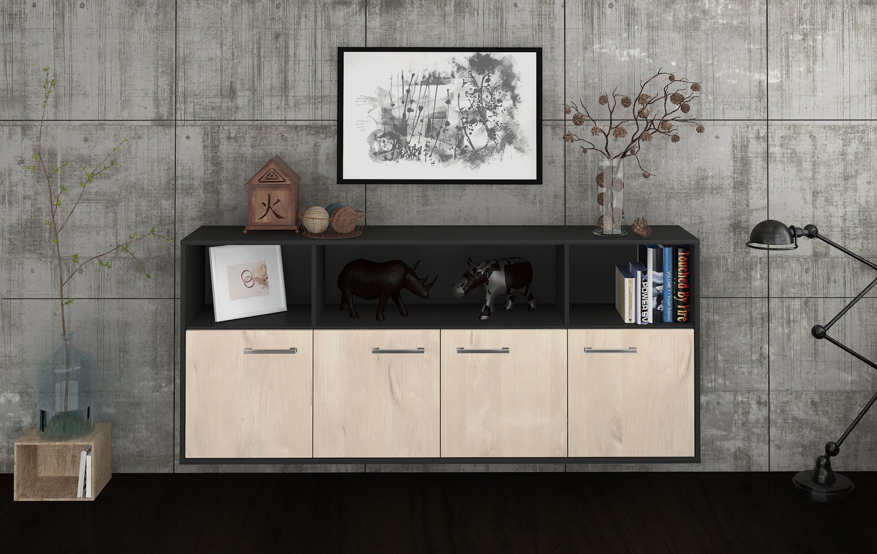 Sideboard Columbia, Zeder Studio (180x79x35cm) - Dekati GmbH