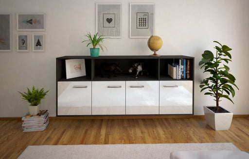 Sideboard Columbia, Weiß Studio (180x79x35cm) - Dekati GmbH