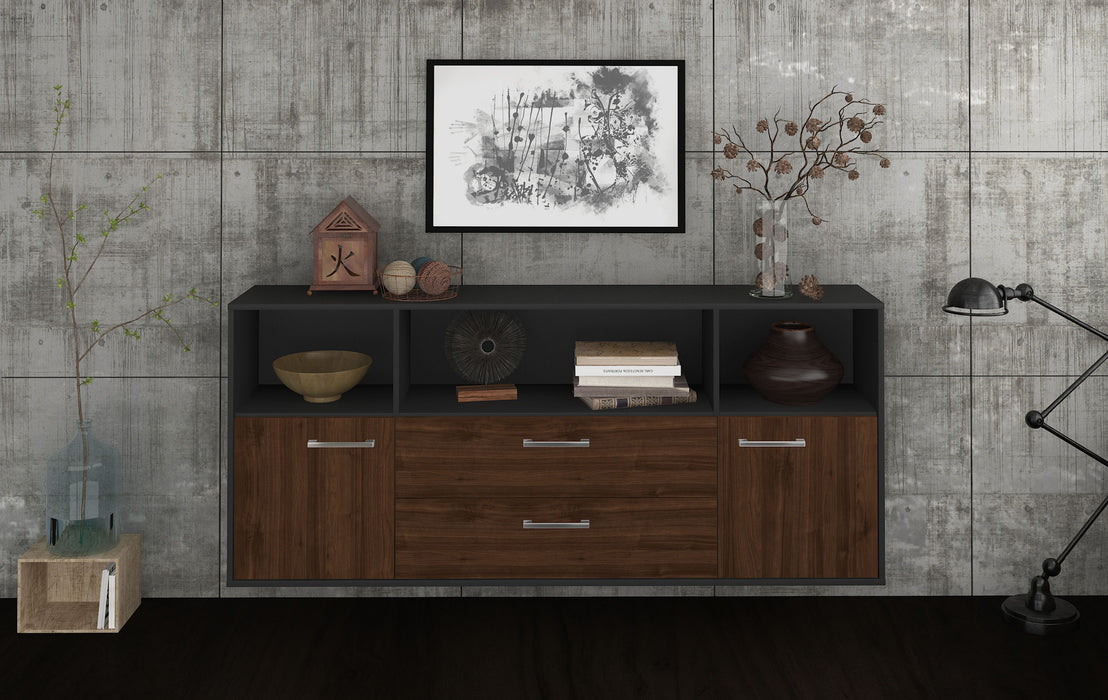 Sideboard Hartford, Walnuss Studio (180x79x35cm) - Dekati GmbH