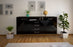 Sideboard New Haven, Schwarz Studio (180x79x35cm) - Dekati GmbH