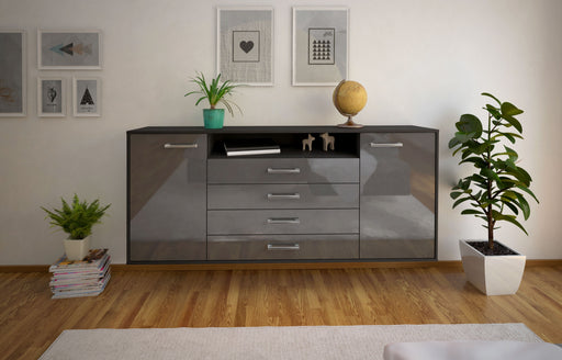 Sideboard New Haven, Grau Studio (180x79x35cm) - Dekati GmbH