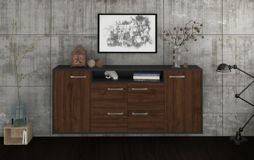 Sideboard Carrollton, Walnuss Studio (180x79x35cm) - Dekati GmbH